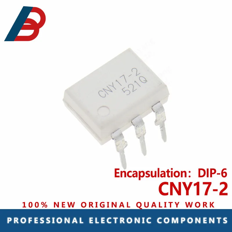 10PCS CNY17-2M CNY17-2 DIP-6 in-line optocoupler-transistor output