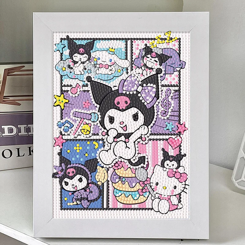 ชุดเพ้นท์เพชร Kuromi Keeppley - usage example