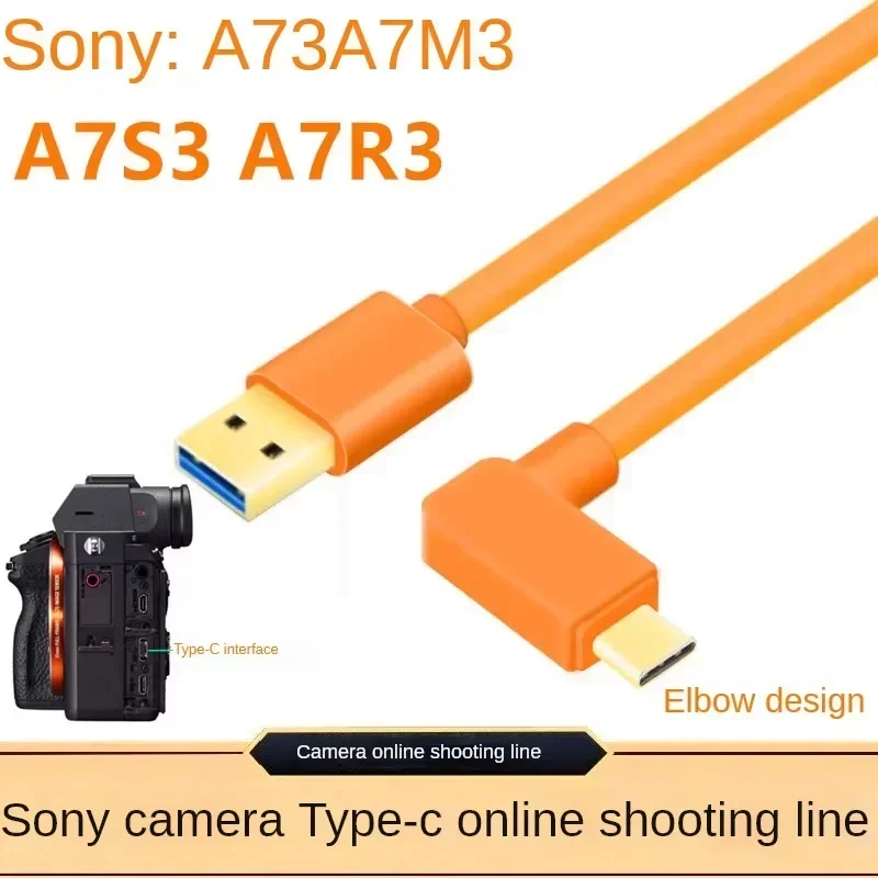 

usb to Type-C for sony A73 a7r3 a7m3 Cannon eos r Nikon z5 z7 Camera to computer shooting line