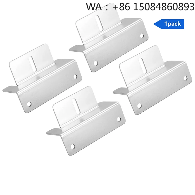 Z Shaped Solar Panel Wall Mount Bracket, PV Fixing Frame Accessories, Universal Solar Energy Hardware Parts for Indoor Outdoor S