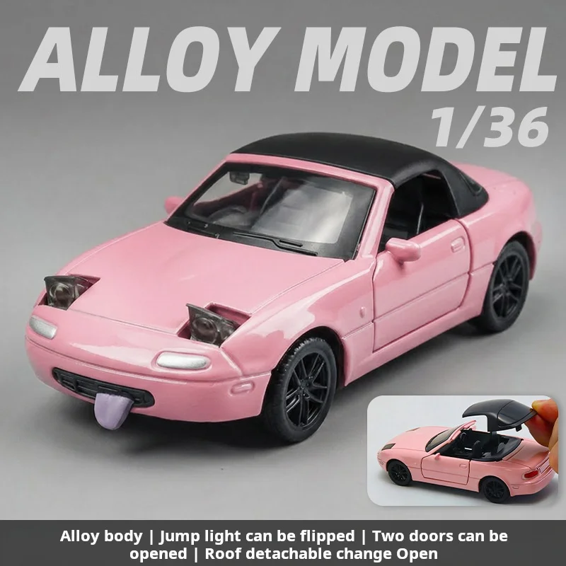 

1:32 MAZDA MX-5 Alloy Diecast Racing Car Model Simulation Children's Educational Toys Birthday Present For Boys