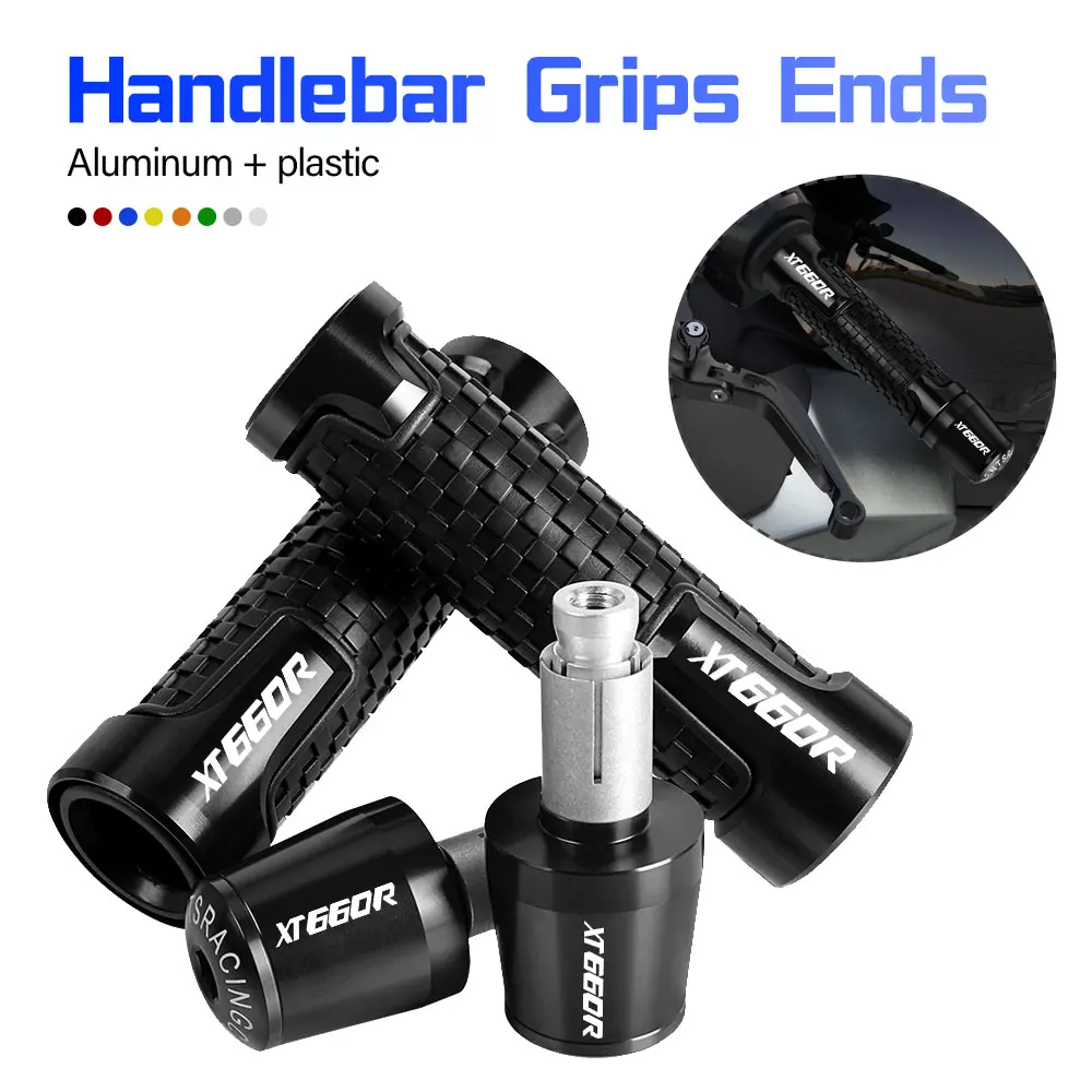 Motorcycle 7/8'' 22mm handle bar Anti-skid grip end handlebar grips ends FOR YAMAHA XT660R XT 660 R XT-660R 2004-2014 2015 2016