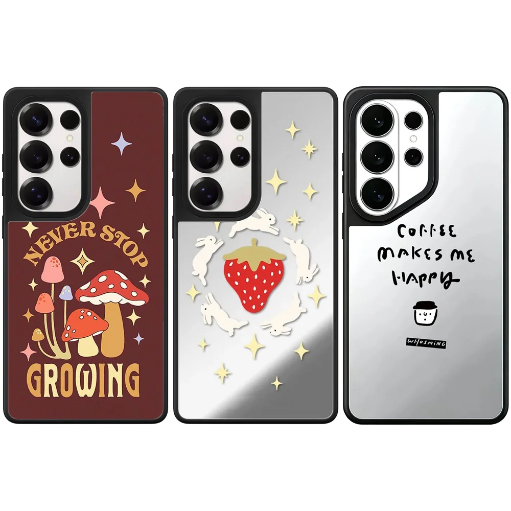 6051364 Mirror Magnetic Case: Compatible with Samsung Galaxy S23 U S24U S25 S26 Ultra S25+ S26 Plus Shell