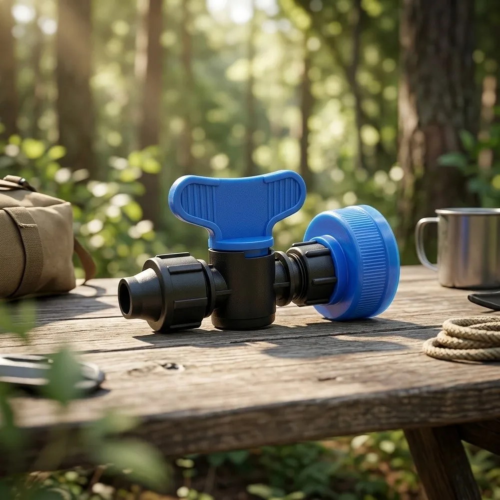 For Camping Trips Blue Washing Solution Dispenser To Use Bottle Watering Robust Plastic Construction For Camping
