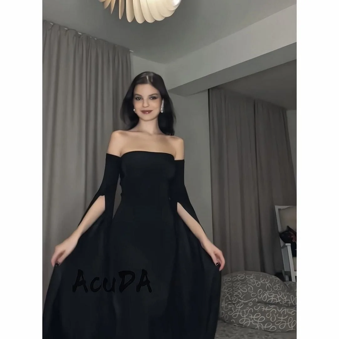 Sexy Black Celebrity Dresses Detachable Sleeves Bra Slim Fit Strapless Hollow Out Backless Mermaid Evening Gowns Saudi Arabia