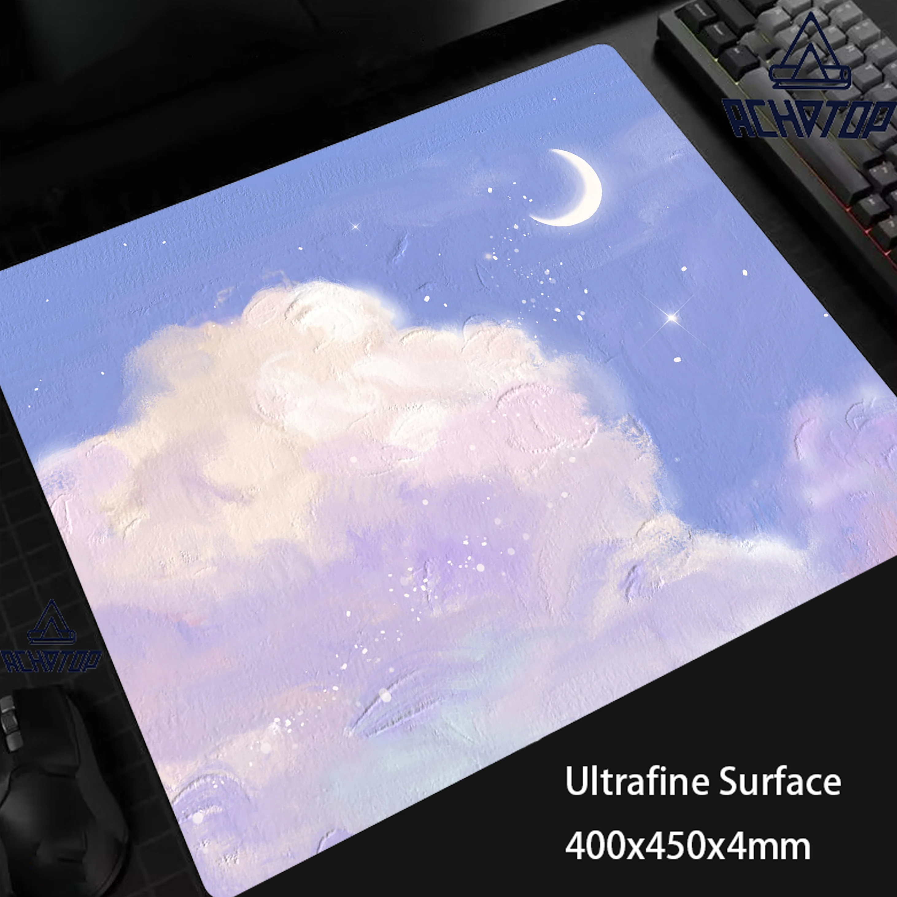 

45x40CM Ultrafine Surface Gaming Mousepad Moon Speed Mouse Pad Gamer E-Sports Mouse Mat Game Professional Premium Desk Mat