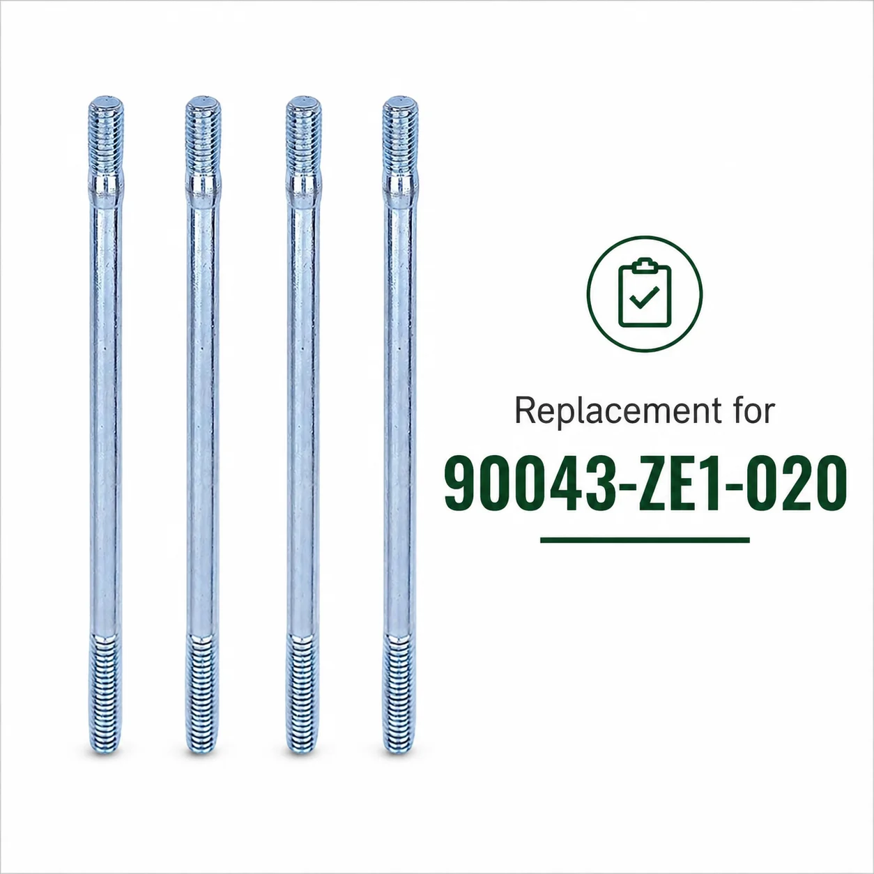 Carburetor Carb Stud Bolt 90043-ZE1-020 For Honda GX110 GX120 GX160 GX200 5.5HP 6.5HP Engine Mounting Replacement Parts 4PCS