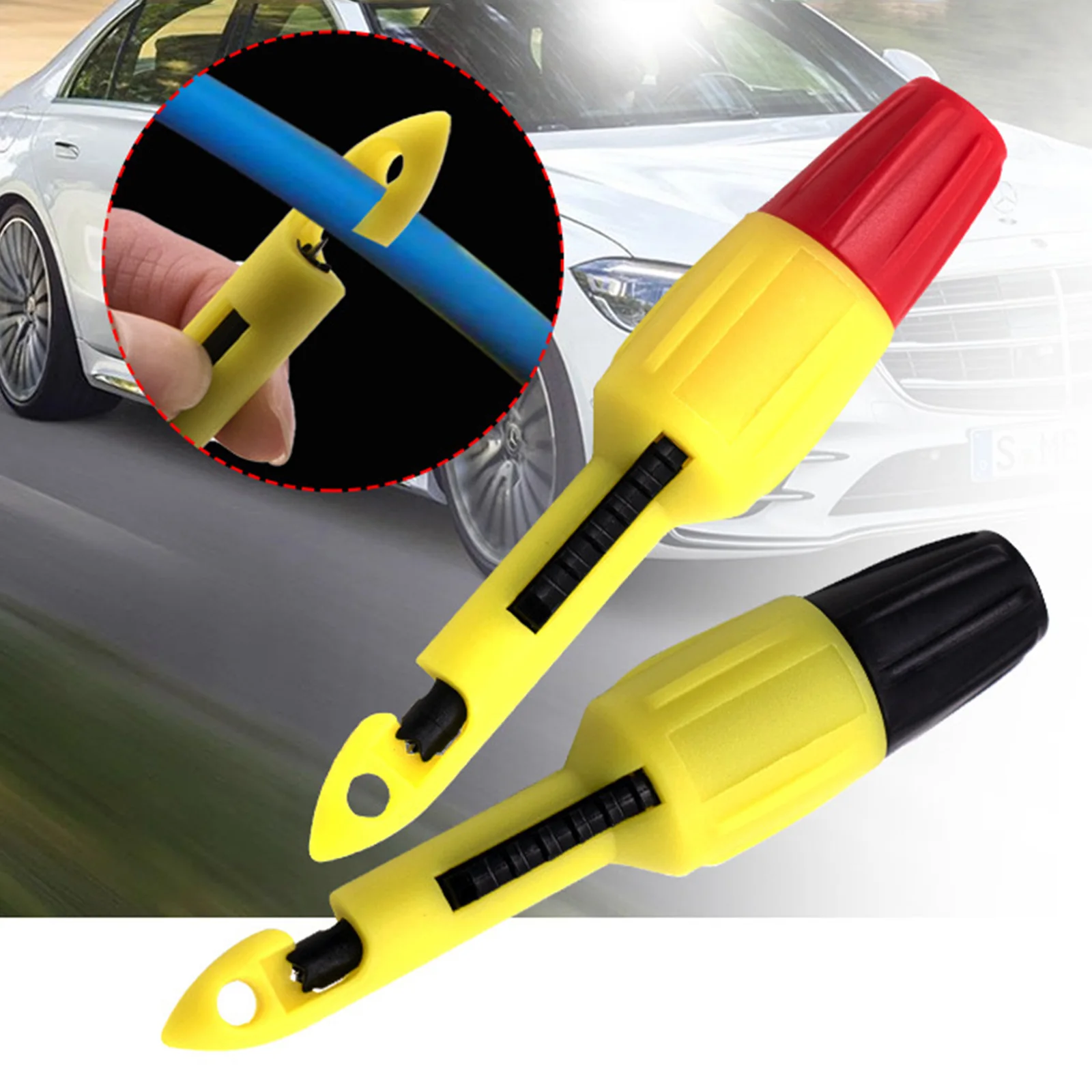 Insulation Wire Piercing Puncture Probe Test Hook Clip Car Line Inspection Probe with 2mm/4mm Socket Auto Repair