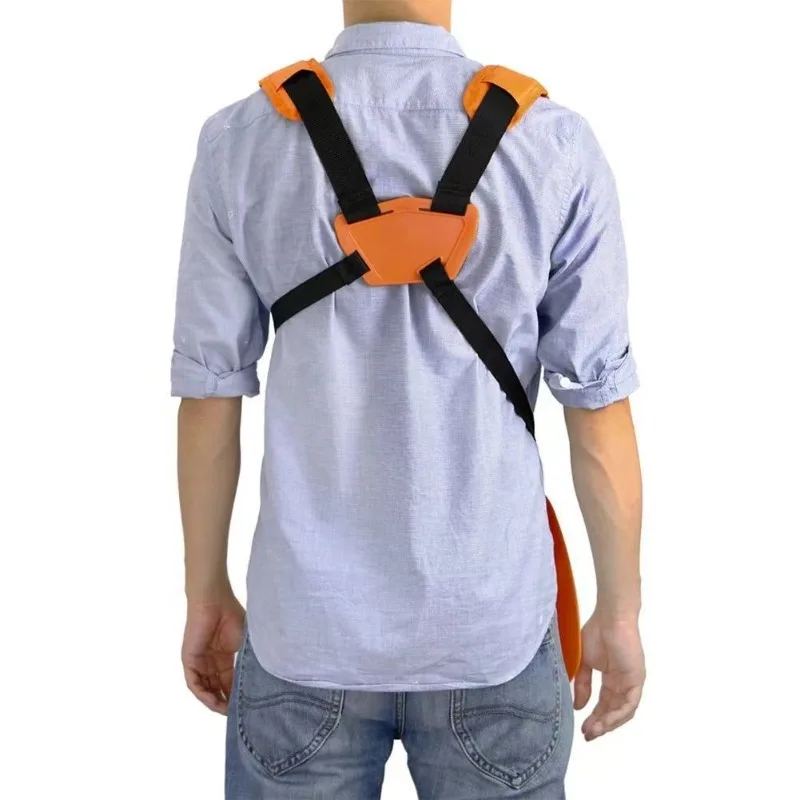 Double Shoulder Brush Cutter Harness Ergonomic Thickened Padded Backpack Strap Adjustable Garden Weed Eaters Storage Tool