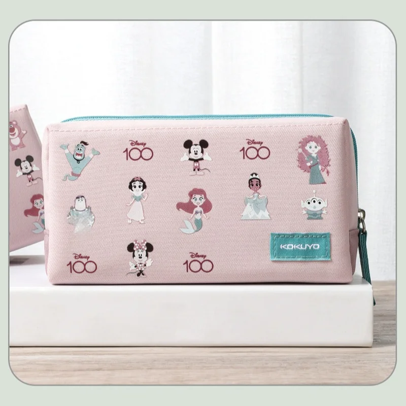 Disney Cute Celebration Large Capacity Portable High Appearance Cartoon Multi Functional Desktop Stationery Bag