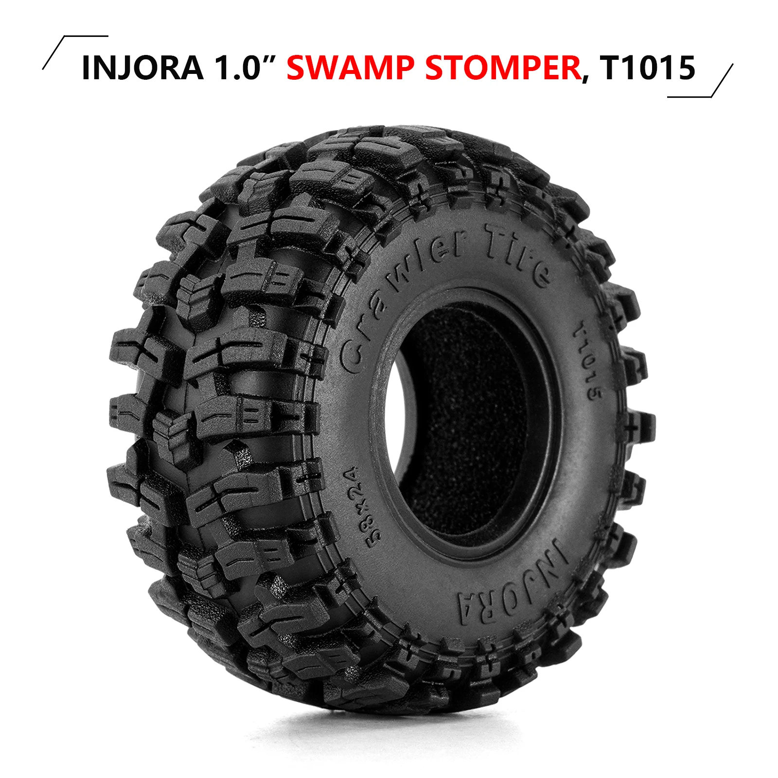 INJORA 58*24mm Swamp Stomper 1.0\