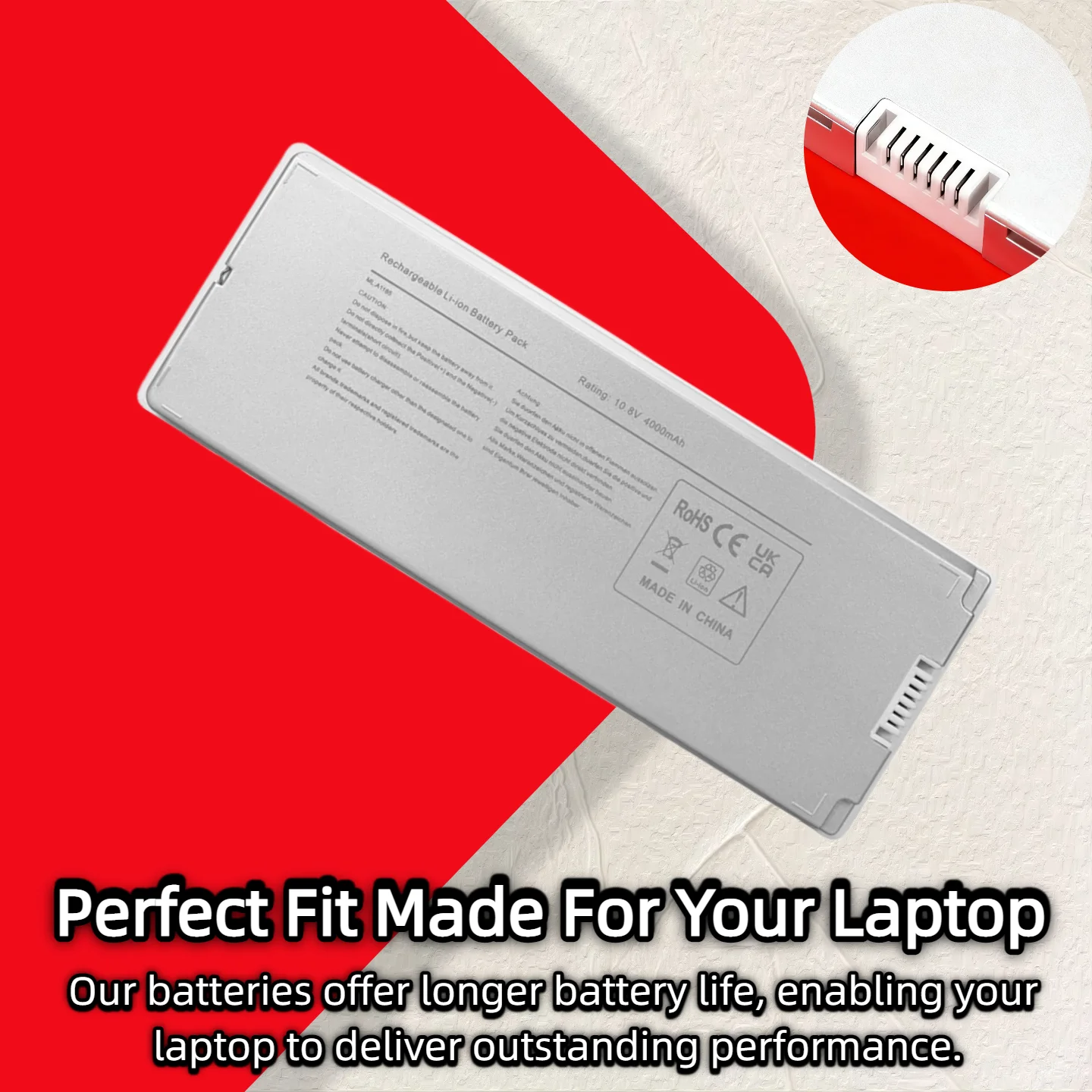 Grosir Dan Eceran ❗ ❗ ❗   Baterai Laptop A1185 A1181 MB402 MB403 untuk Apple MacBook 13 Inci (2006 2007 2008 Garansi 24 Bulan + Alat Gratis