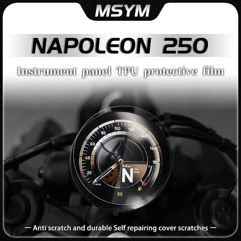 Motorcycle dashboard anti scratch film screen protector sticker accessories For Banda NAPOLEON 250 Napoleon 250 2024
