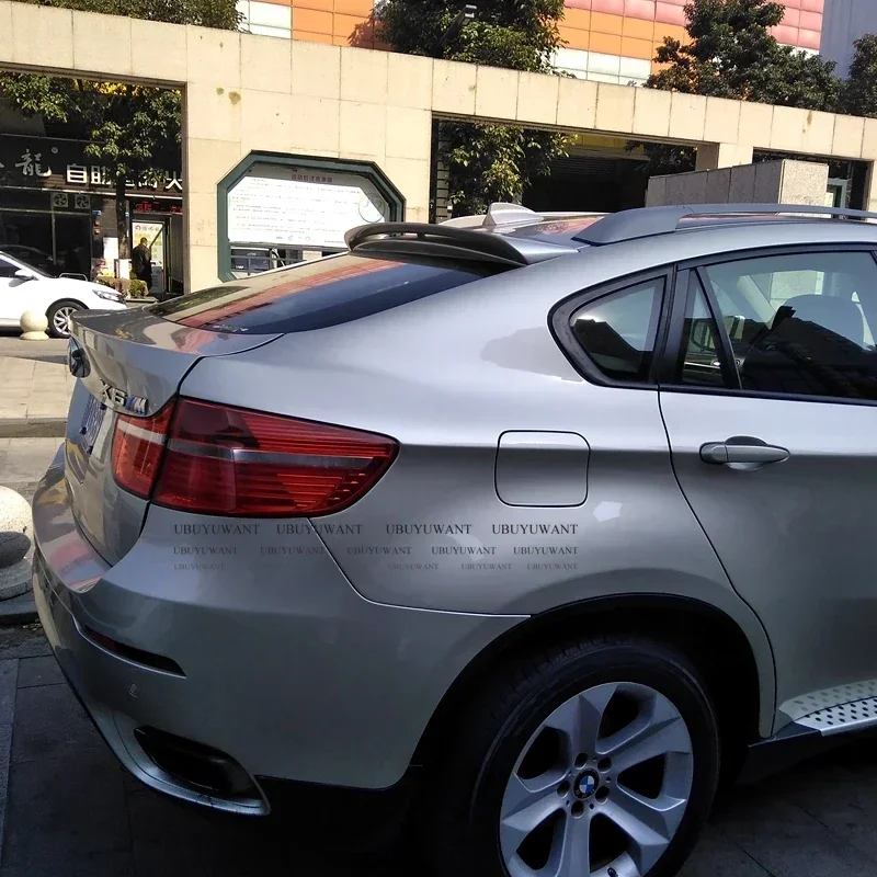 Hohe Qualität ABS Kunststoff Hinten Auto Spoiler Stamm Deckel Flügel Dekoration Für BMW X6 E71 2008 2009 2010 2011 2012-2014 ABS Spoiler