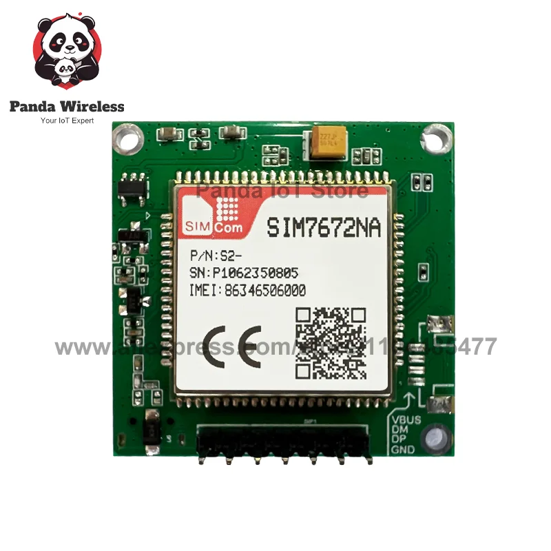 SIMcom SIM7672NA Globale Version Core Board LTE CAT1+4G+GPS LTE-FDD Daten+GNSS B2/B4/B5/B12/B13/B66 TTL Serial Port Qualcomm Chip