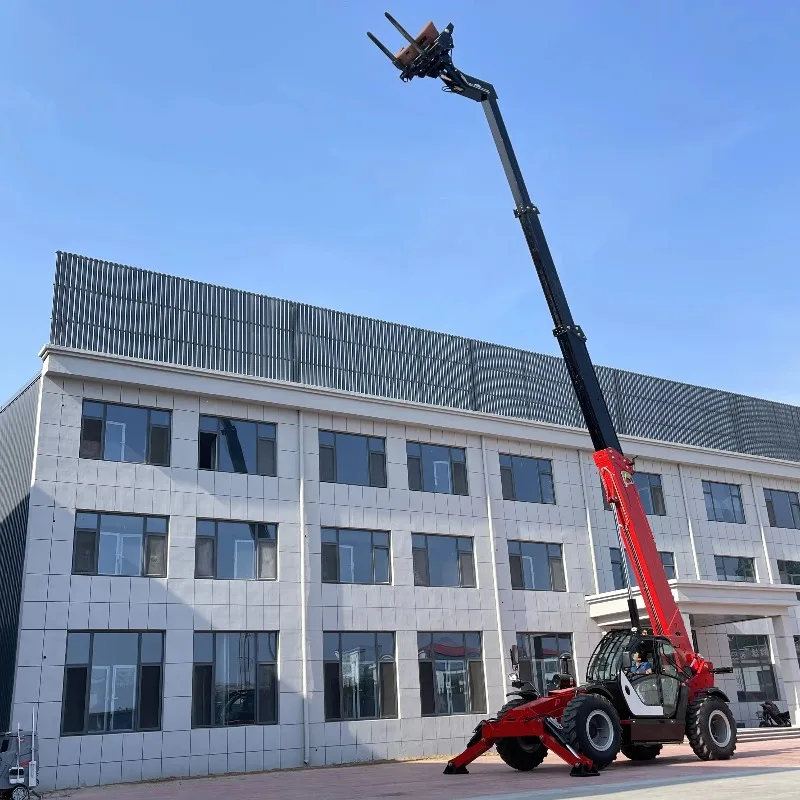 Customized 18 Meter 4 Tons Telescopic Boom Handler Telehandler Price