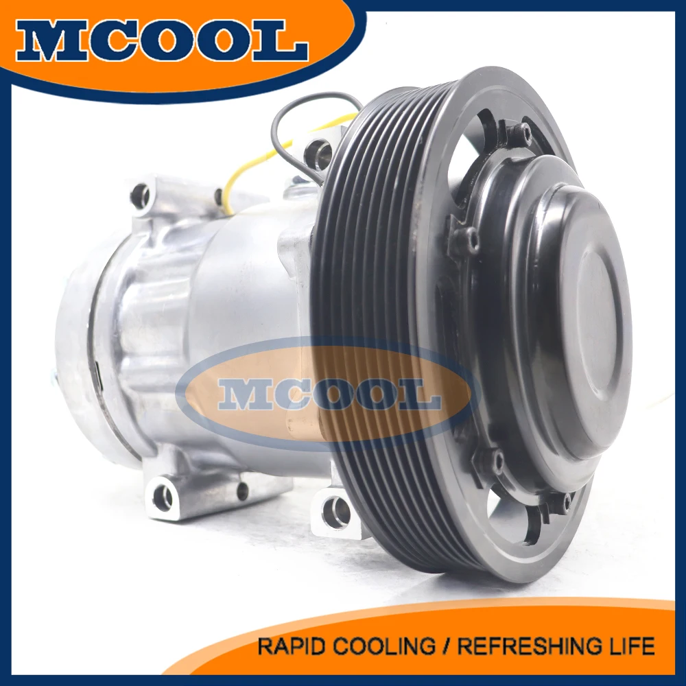 

New A/C AC Compressor For VOLVO Truck FH FM FH16 FH12 SD7H15 851892N 8FK351135081 351135581 8FK351135581 92020188 24V 8 Grooves
