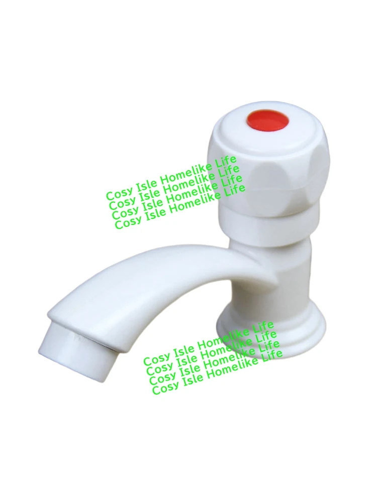Basin Faucet Kitchen Sink Mounted Single Cold Mixer Tap 1/2