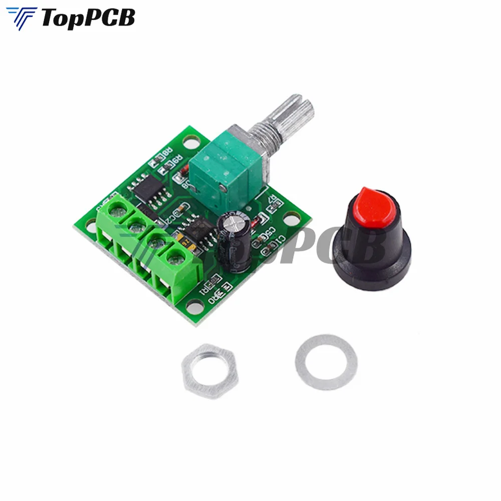 New DC 1.8V 3V 5V 6V 12V 2A PWM Motor Speed Controller Low Voltage Motor Speed Controller PWM 0~100% Adjustable Drive Module