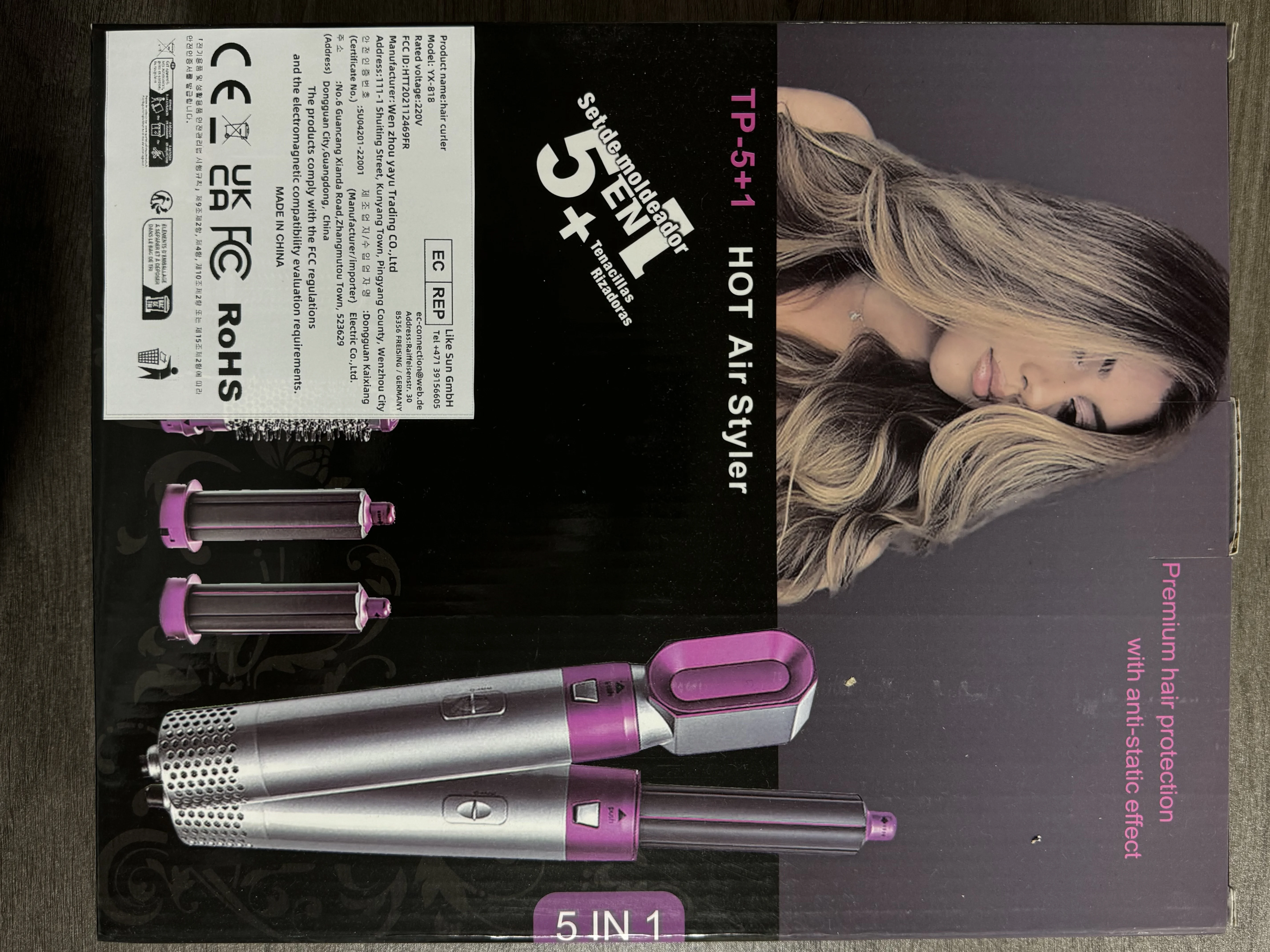 Leafless Hair Dryer Strong Power Blow Hair Dryer Quick Dry Travel Home Hair Styler Negative Ionic Hairdressing Salon Tools