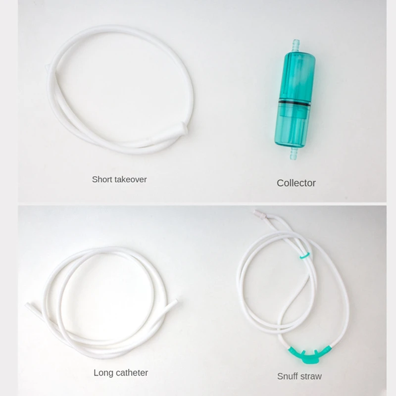 1 PCS Oxygen Tube, Nasal Oxygen Cannula Made Of Silicone Material White Easy To Use And Clean 3 Meter