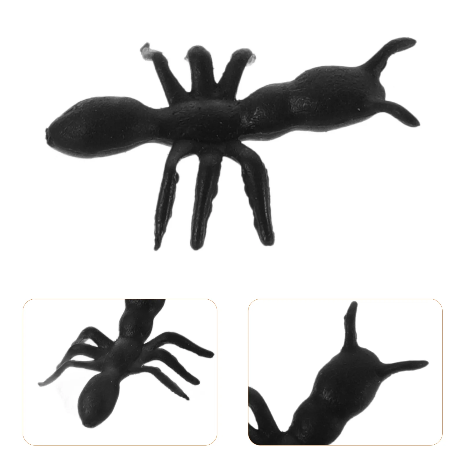 50 Pcs Tricky Toy Simulation Insects Halloween Toys Desk Ants Prank Toddler Childrens