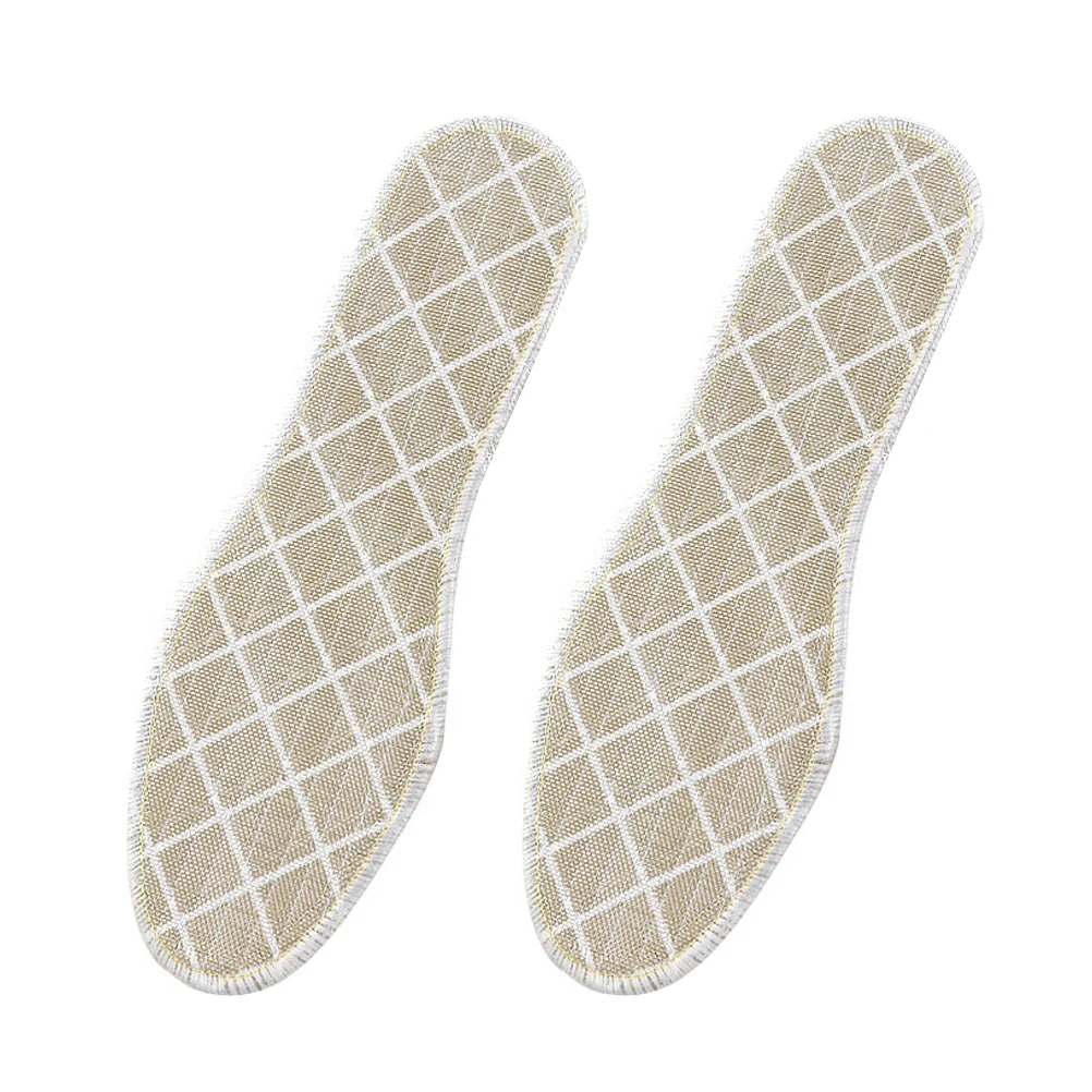 

3 Pairs Bamboo Charcoal Insoles Deodorant Cushions Foot Care Sports Daily Use Sweat Absorbent Odor Control Shoe Pads