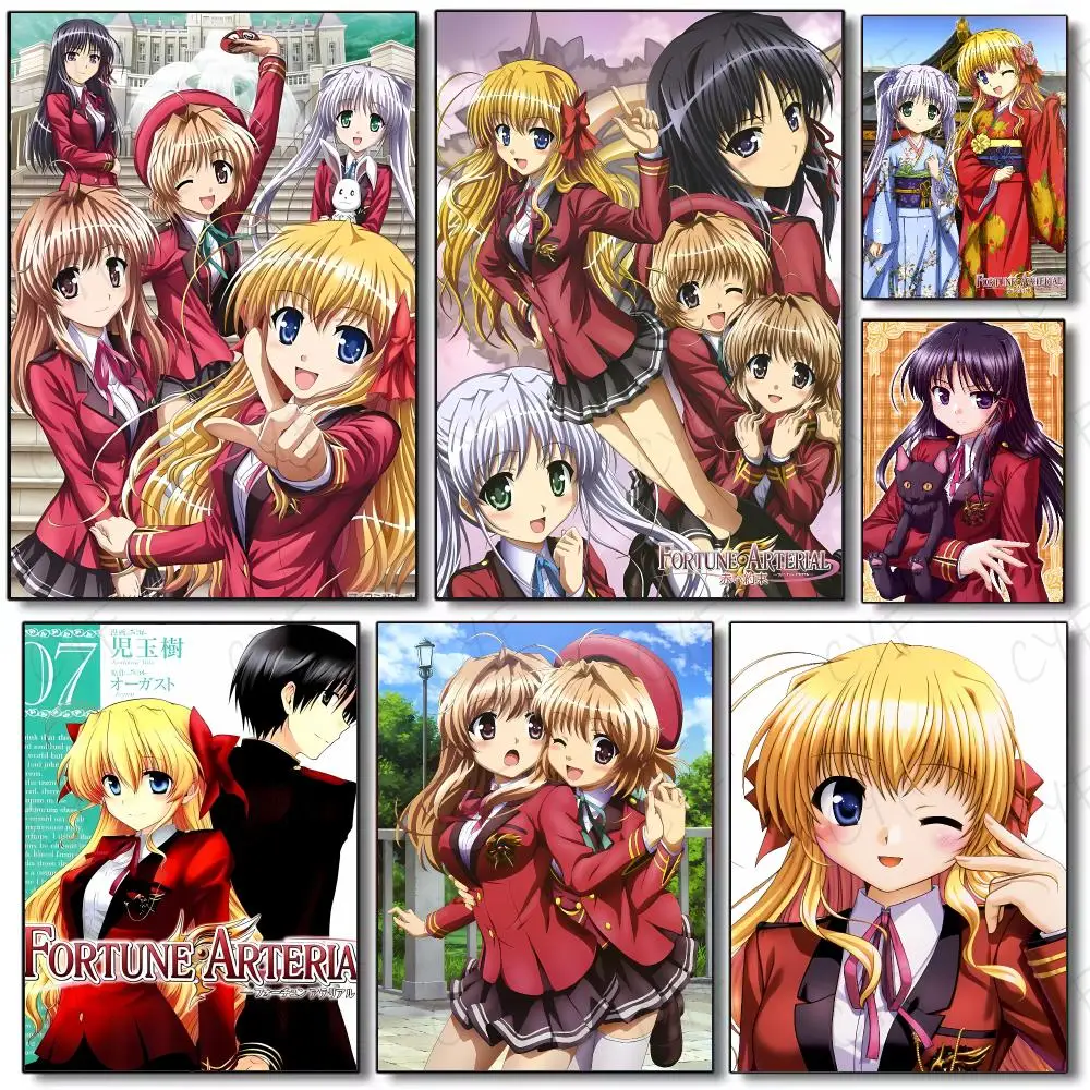 Vampire Romance Anime F-Fortune Aterial Poster Painting Wall Art Mural for Living Room Home Decor and Gifts