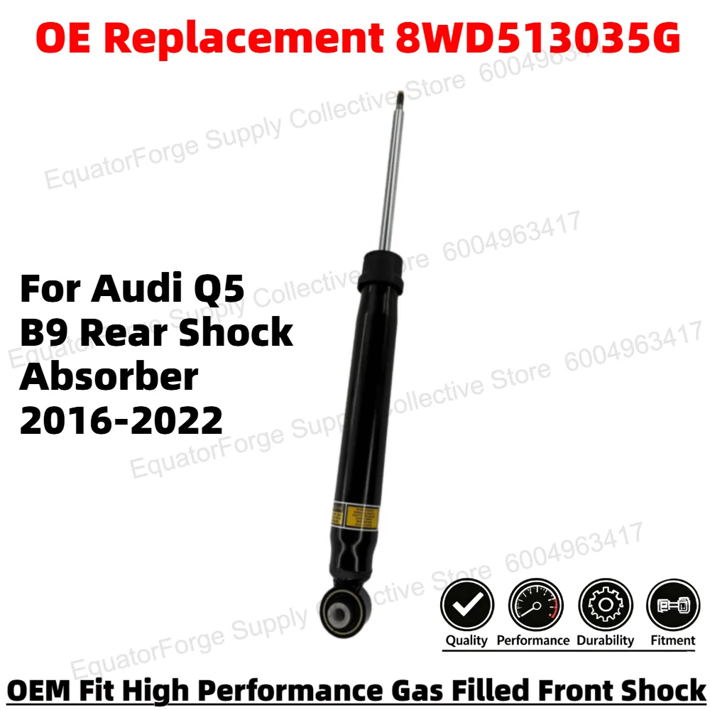 Comfortable Direct Fit High Stability Premium Durable Rear Shock Absorber for Audi Q5 B9 OE Number 8WD513035G