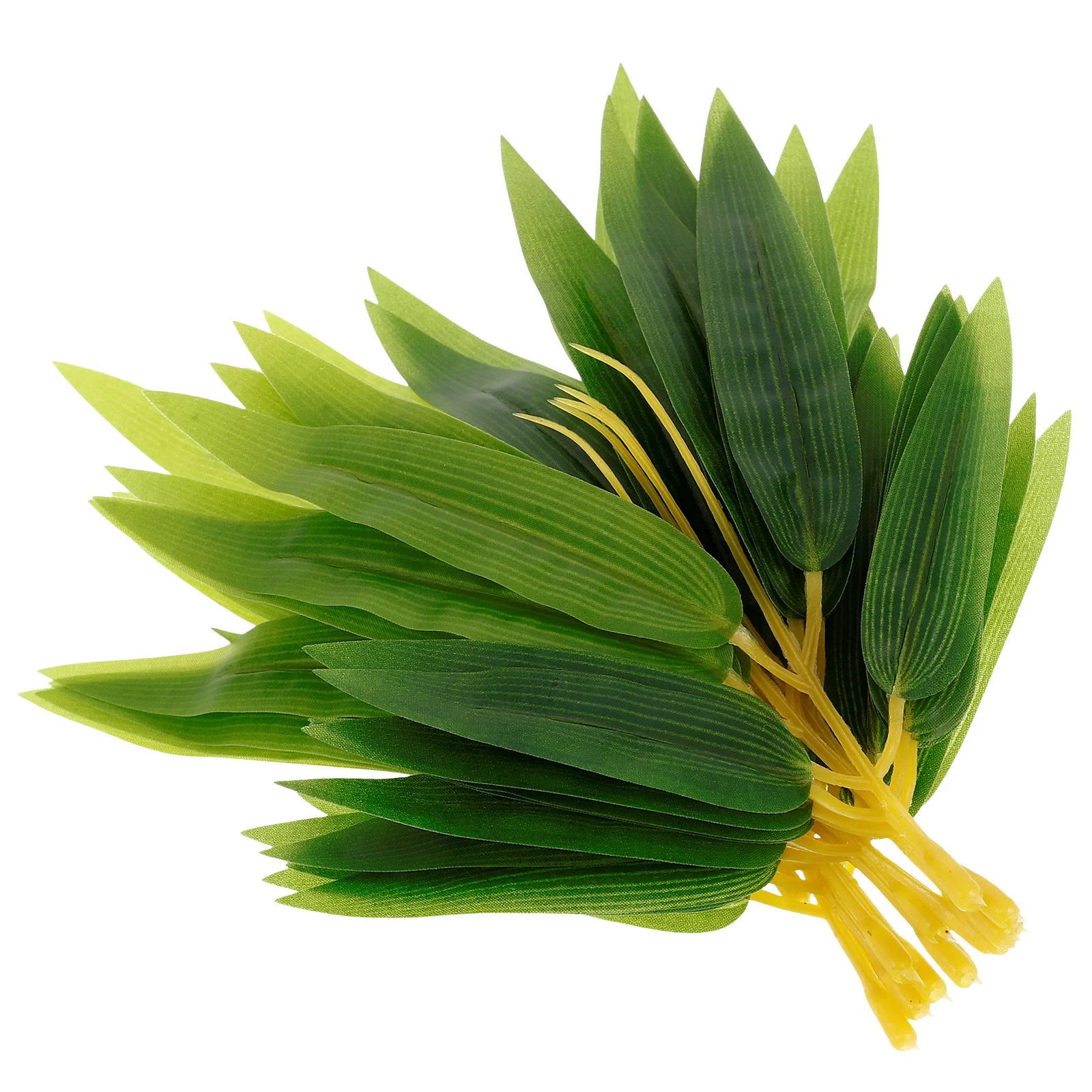 50 Pcs Bamboo Leaf Decoration Large Leaves Plant of Japanese Banana Indoor Artificial Branch Sushi Maker Baran Sashimi Fake