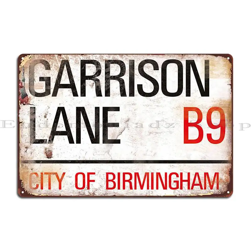 Garrison Lane Street Sign Metal Signs Customize Wall Decor Cinema Design Pub Designing Tin Sign Poster