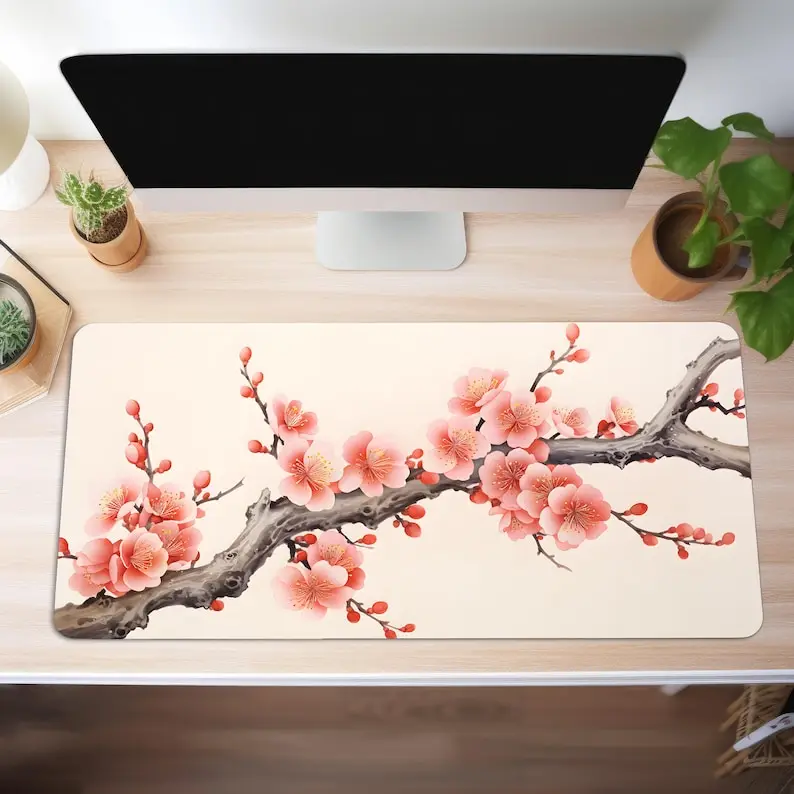

Elegant Floral Table Mats, Suitable for Home Offices, Minimalist Office Decoration Pads, The Perfect Gift for Her and Him.