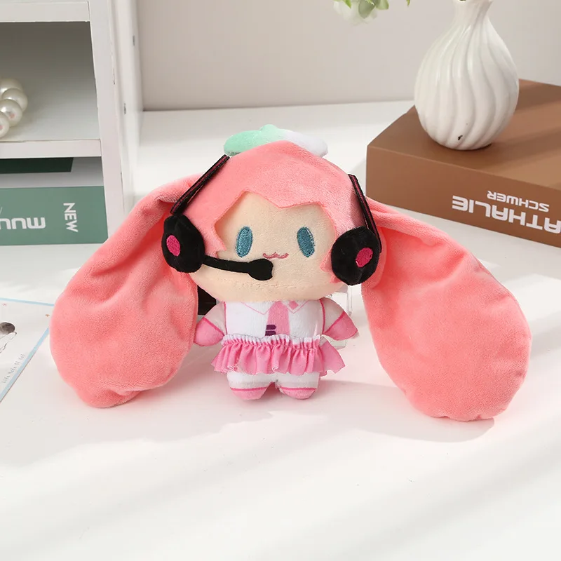 Miku Hatsune Plush Doll Keychain Stuffed Animal Toy Anime Figure Cute Birthday Gift for Girlfriend Mini Limited Edition Kawaii - view 3