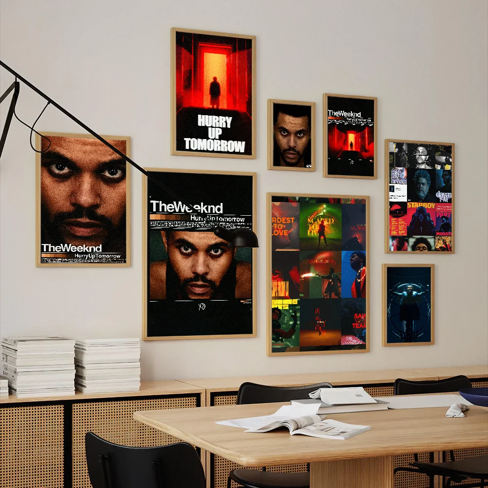 The Weeknd Hurry Up Tomorrow Poster Prints Wall Decals Sticker Pictures Living Room Home Decoration