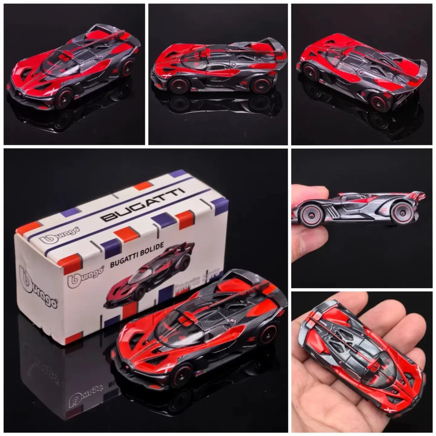Bburago 1:64 Diecast Car Model, Audi Porsche 911 Mercedes-Benz Collectible Alloy Vehicle Toy, Gift for Boys Kids Adults view 2