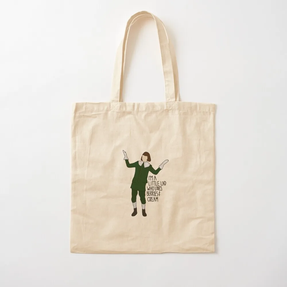 berries and cream, little lad dance Tote Bag cute pouch bag woman shopping bag tote bags men Canvas Tote