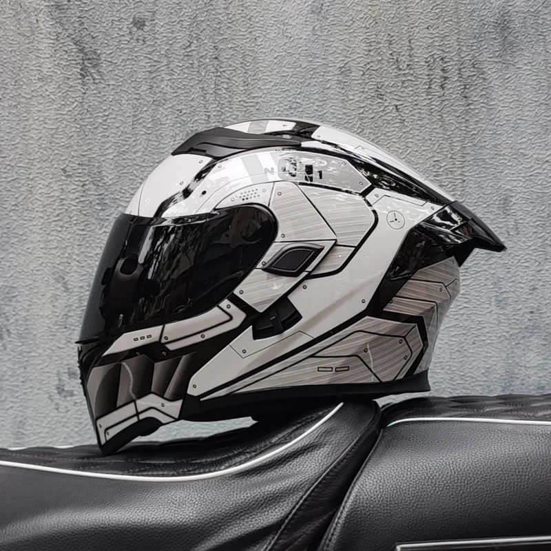 ORZ Motorcycle helmets Double Visors Modular Flip Up helmet DOT approved Full face casque moto racing Motocross helmet DOT