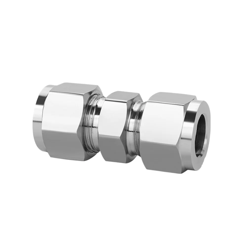 Pipe Ferrules Stainless Steel Joint Threaded Ferrule Straight Through Butts For Connecting Pipes Pipe Ferrule Reducer Connection