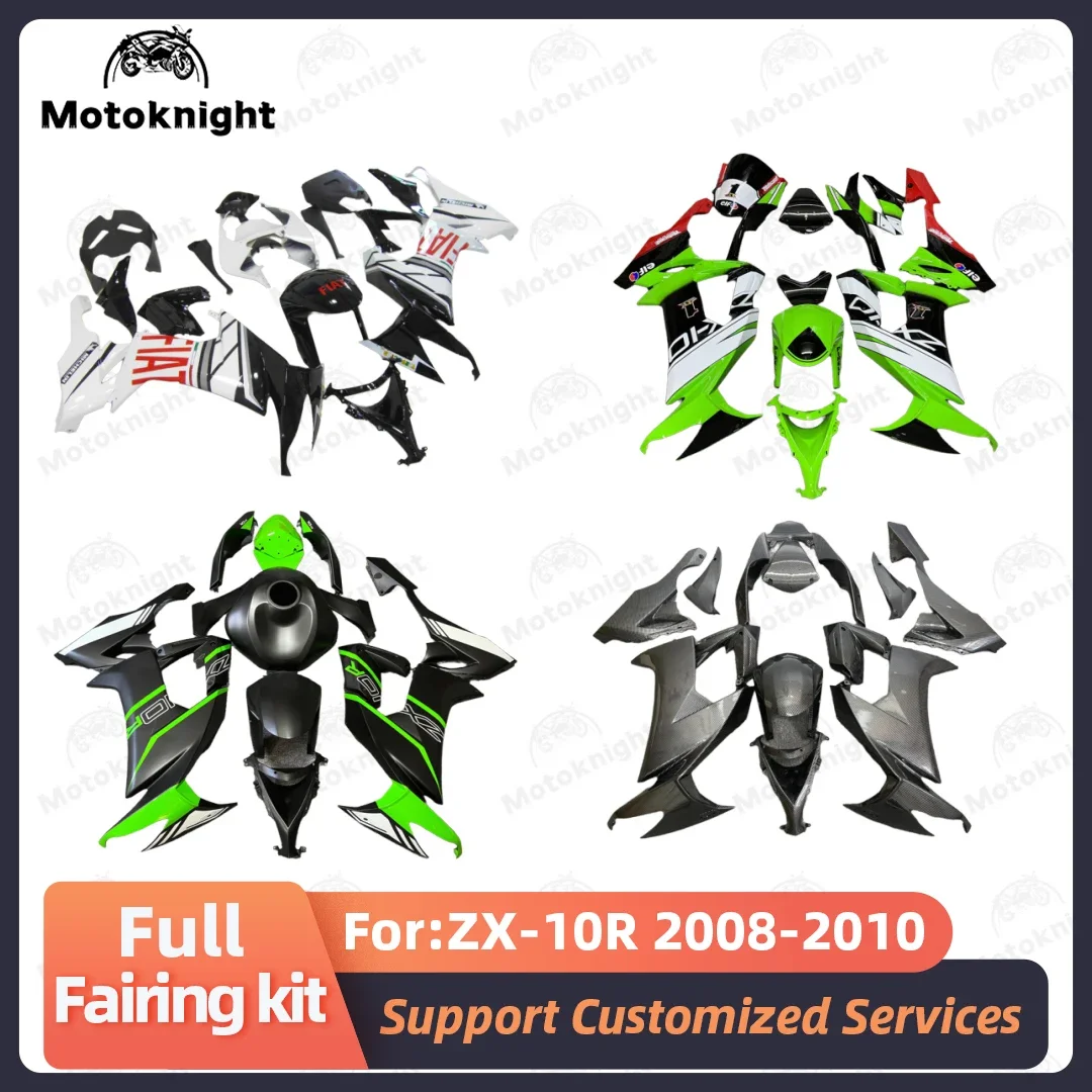 

Fit For Kawasaki ZX-10R ZX10R 2008 2009 2010 Fairing Kit Full Set Motorcycle Fairing Painted Bodywork New ABS Plastic 4Gifts