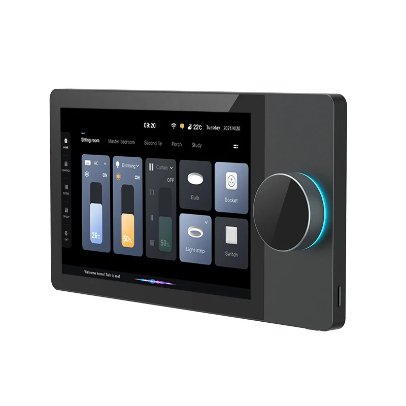 

Customized 8-inch Wall Mounted Smart Amplifier HD Touch Screen Home Theater Music System Audio Controller