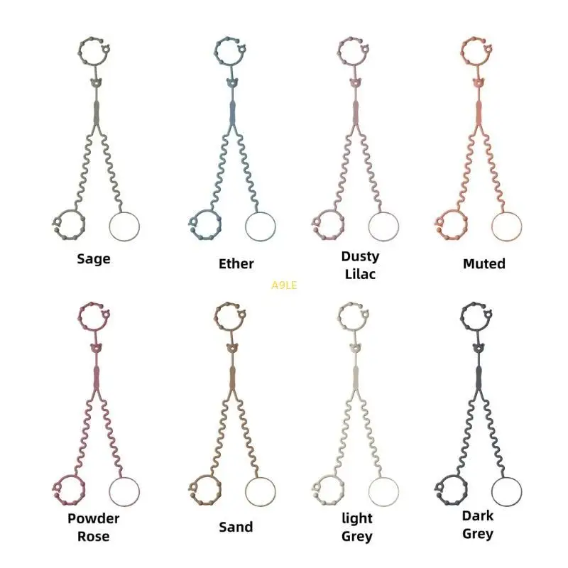 Trinkgeschirr und Spielzeug für Kleinkinder gehen nicht verloren Silikonbänder 2-in-1-Funktionalität Sicherheitsgurt Sichere und