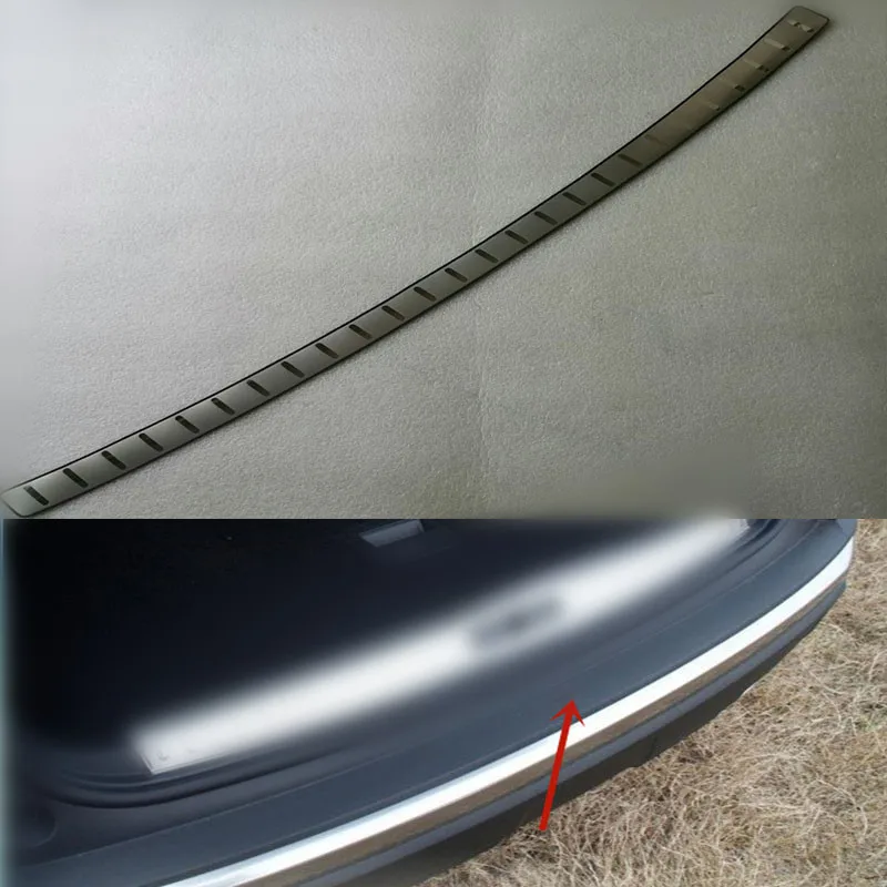 External Rear Trunk Bumper Protector Boot Sill Plate Trim Cover Guard For Ford Peugeot 3008 3008GT 2016-2022