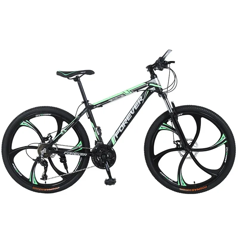 24 26 Inch Mountain Bicycle For Adult Off-road Racing 21 24 27 30 Speed Bike Mountain For Adult 3 Knife Wheel Bicycles MTB