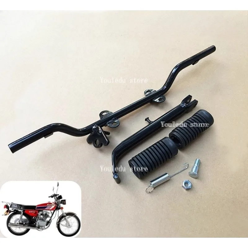 Motorcycle Foot Pedals Horizontal Iron Assembly Is Put Aside Frame Side Leg Bracket for Honda CG125 CG 125 CG150 ZJ125 CG 125cc