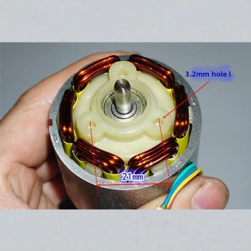 High Power Brushless Motor Tool Neodymium Strong Magnetic Inner Rotor High Speed Brushless Motor 12-18V 1000W