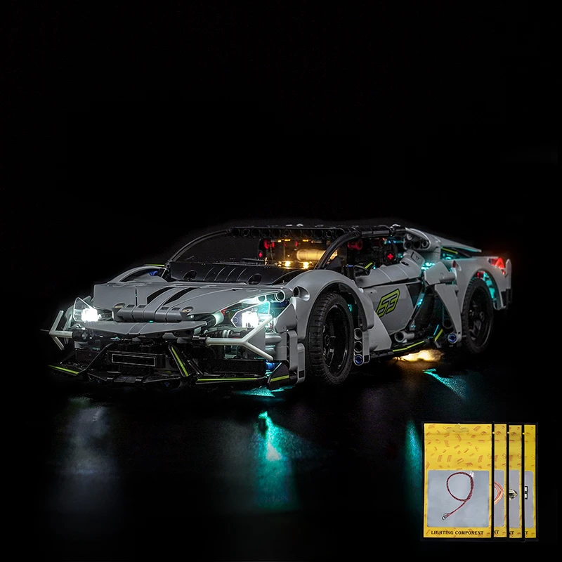 

Brick Bling LED Lighting 42214 Set Suitable for Lamborghini Revuelto Super Sports Car Gift (excluding building blocks)
