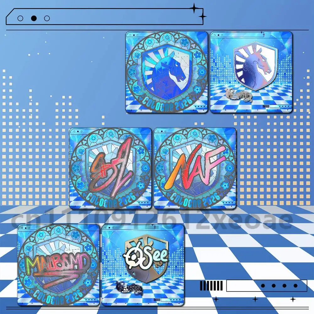 T-Team Liquid 2PCS Square Decorative Fridge Magnet Set PVC Magnetic Stickers for Refrigerator Home Office Decor