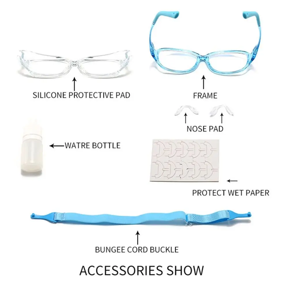 Lunettes hydratantes pour enfants, unisexe, Anti-pollen, allergie à la lumière bleue, Anti-brouillard, Protection des lunettes