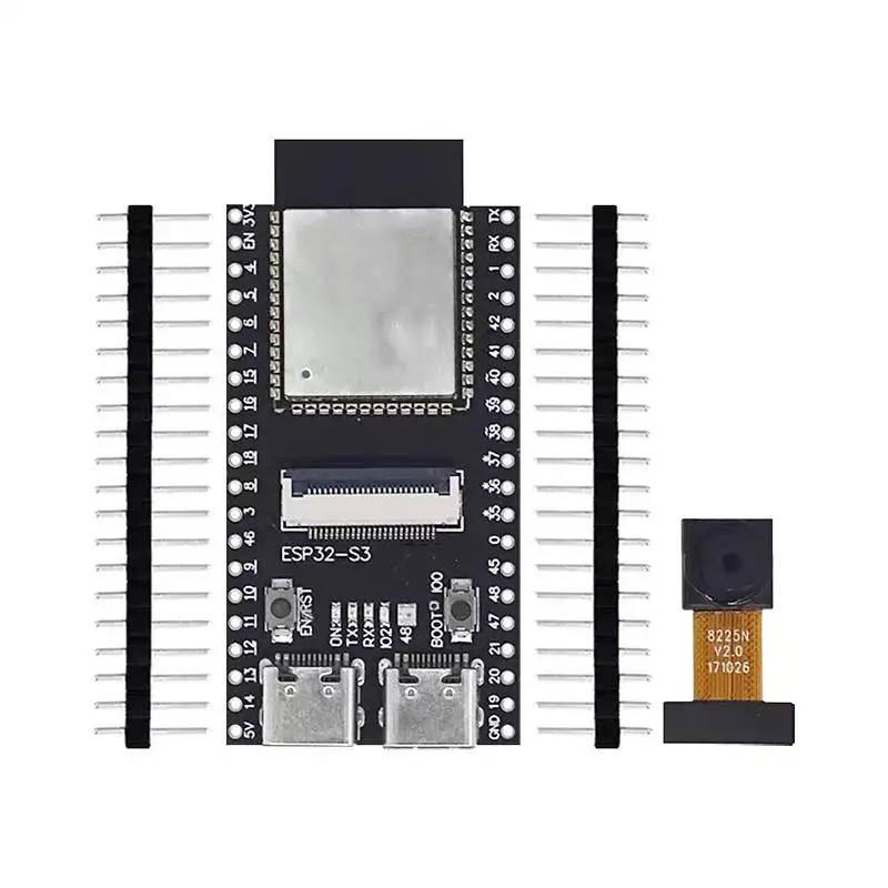 【F】ESP32-S3 CAM Development Board WiFi Bluetooth Module Onboard ESP32-S3 N16R8 OV2640 OV5640 OV3660 Camera Dual TYPE-C Interface
