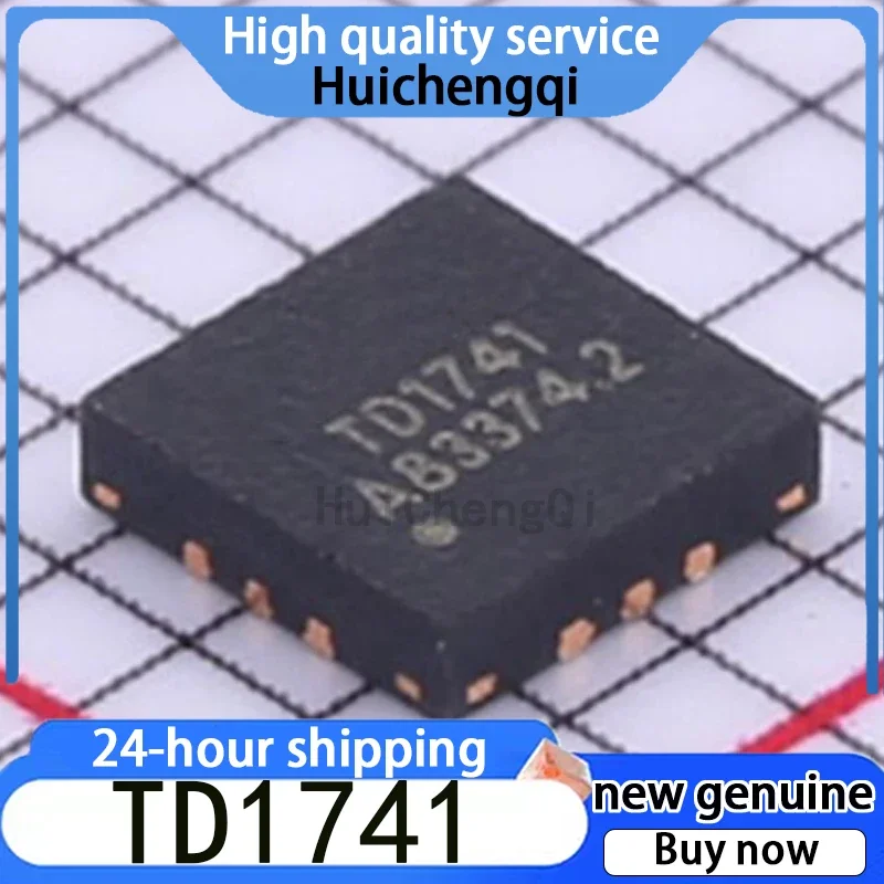 5PCS Original Genuine TD1741 Package QFN-12-EP (3x3) Synchronous Step-down Controller Chip